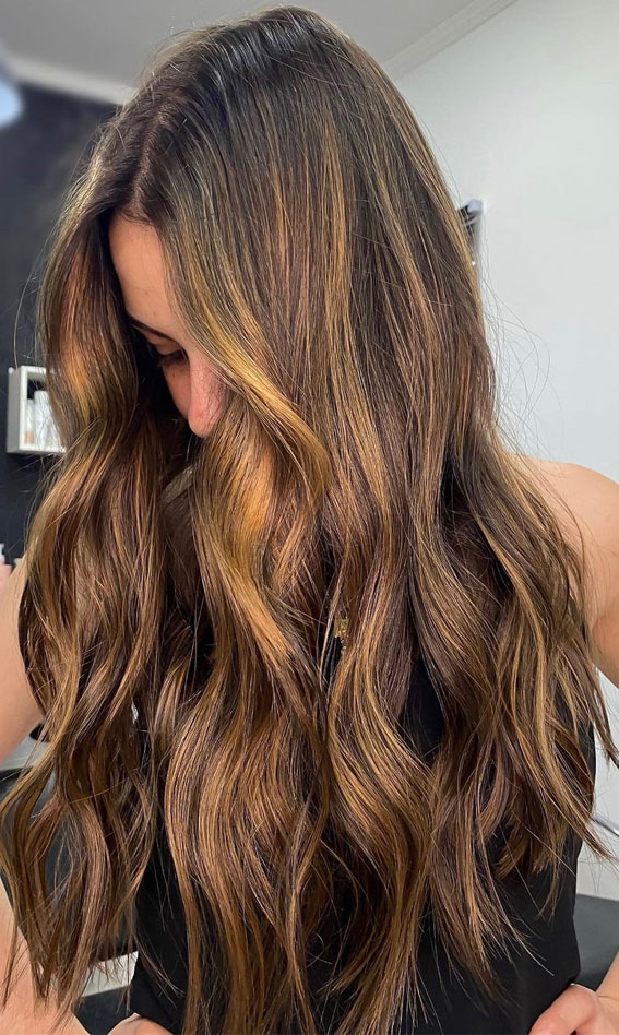 Beautiful Hair Colour Trends 2021 : lowlights and highlights
