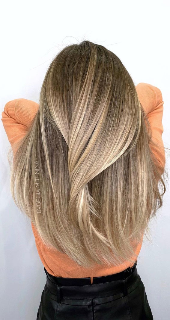 Beautiful Hair Colour Trends 2021 : brown to blonde