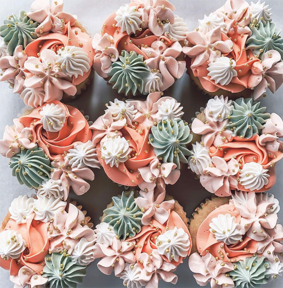 59 Pretty Cupcake Ideas for Wedding and Any Occasion : Sweet pastel