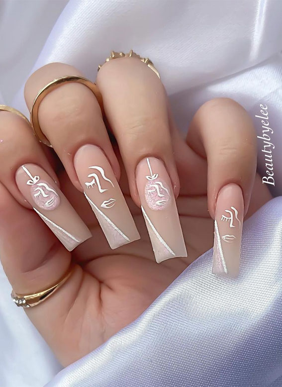 abstract nails, nail art designs, nail art ideas 2021, nail designs 2021, latest nail art designs gallery, gel nail designs 2021, nail designs summer 2021, toe nail designs 2021, nail designs 2021 coffin, 2021 nail designs, acrylic nail designs 2021, nail trends 2020 #naildesigns2021