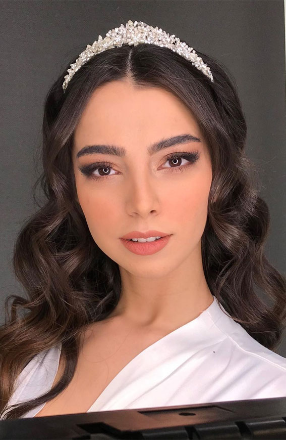 Beautiful Makeup Ideas That Are Absolutely Worth Copying : Wedding Makeup look for dark hair