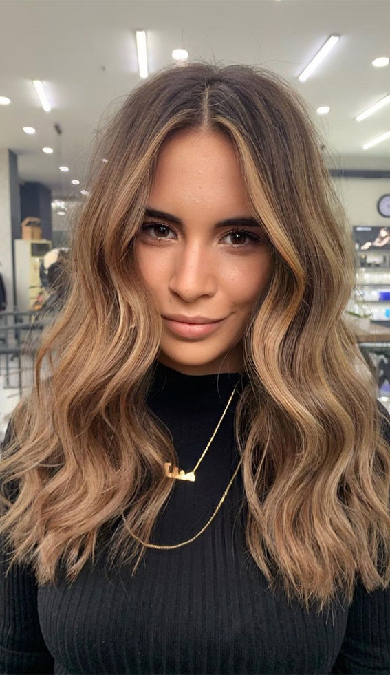 ombre hair colour, best hair colours to look younger, best hair colours, warm honey hair colour, soft black, balayage hair colors, hair to look younger, best hair colour for aging brunettes, hair color to look younger