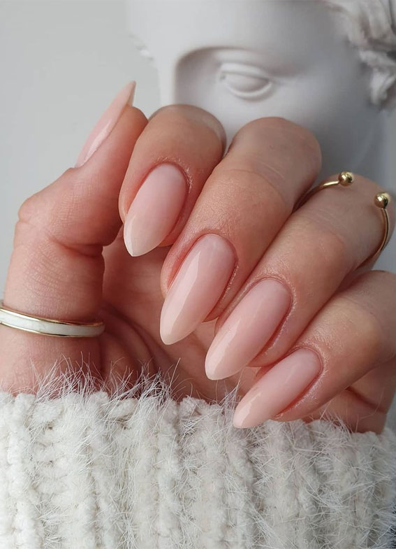 Most Beautiful Nail Designs You Will Love To wear In 2021 : Natural look nails