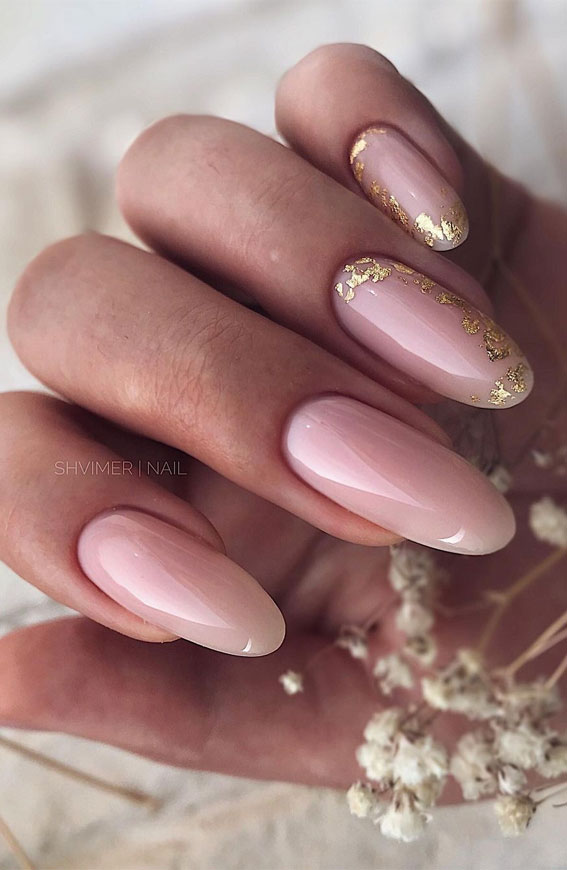 Most Beautiful Nail Designs You Will Love To wear In 2021 : Almond shaped nails