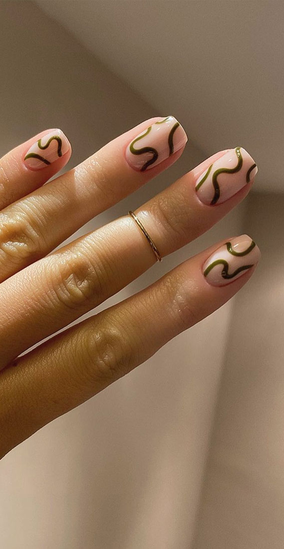 abstract nails, abstract acrylic nails, abstract nails 2020, simple abstract nails, abstract nail design, nail trends 2021