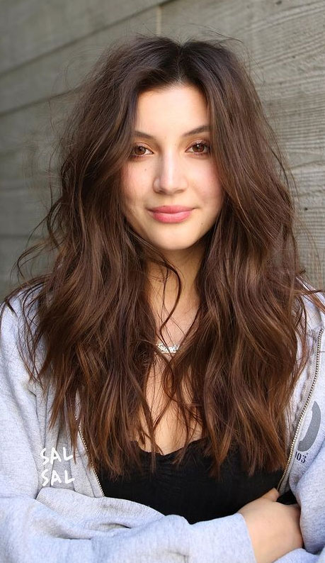 Best haircuts & Hairstyles To Try in 2021 : Tousled Long Hairstyle