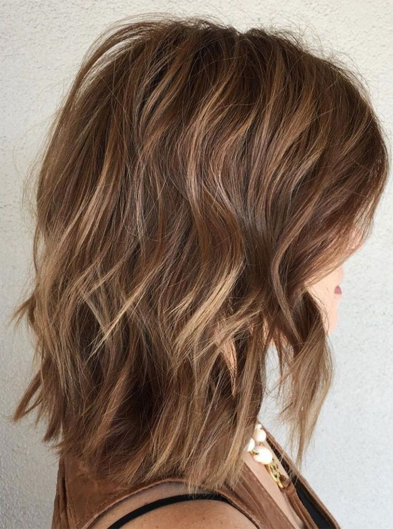 Best haircuts & Hairstyles To Try in 2021 : Light Brown on Shoulder length  haircut