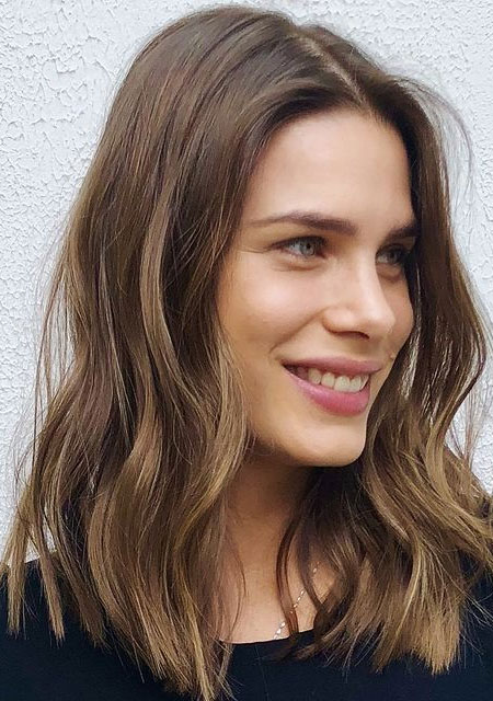 Best haircuts & Hairstyles To Try in 2021 : Medium cut light brown