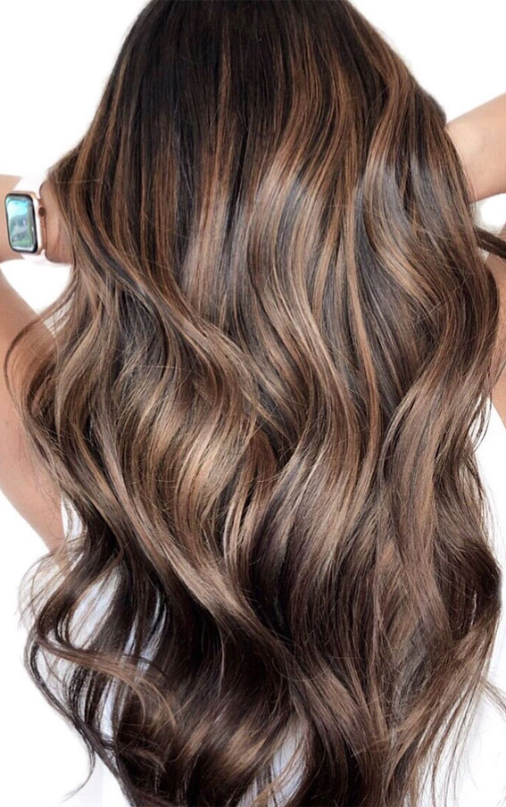 chocolate mocha hair color, hair color ideas 2021, chocolate brown hair, brown hair, dark brown hair, brown hair colors, chocolate hair color