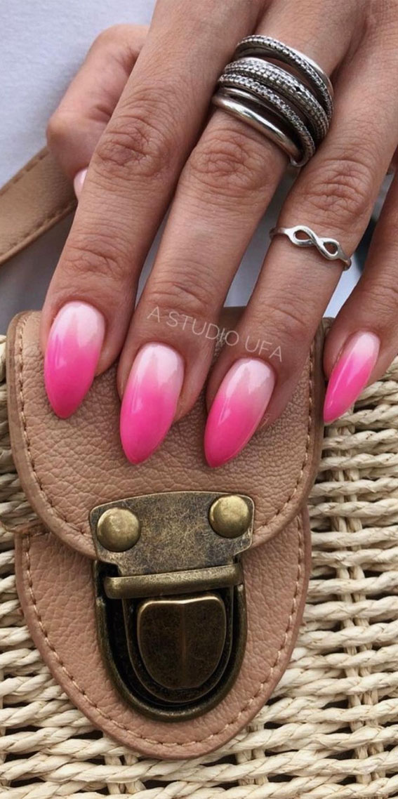 These Will Be the Most Popular Nail Art Designs of 2021 : Ombré Pink Tone Nails