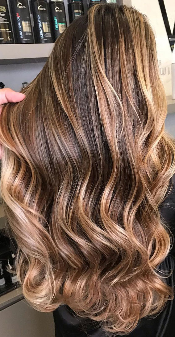 70 Hottest Brown Hair Colour Shades For Stunning Look : Trendy coffee with  blonde