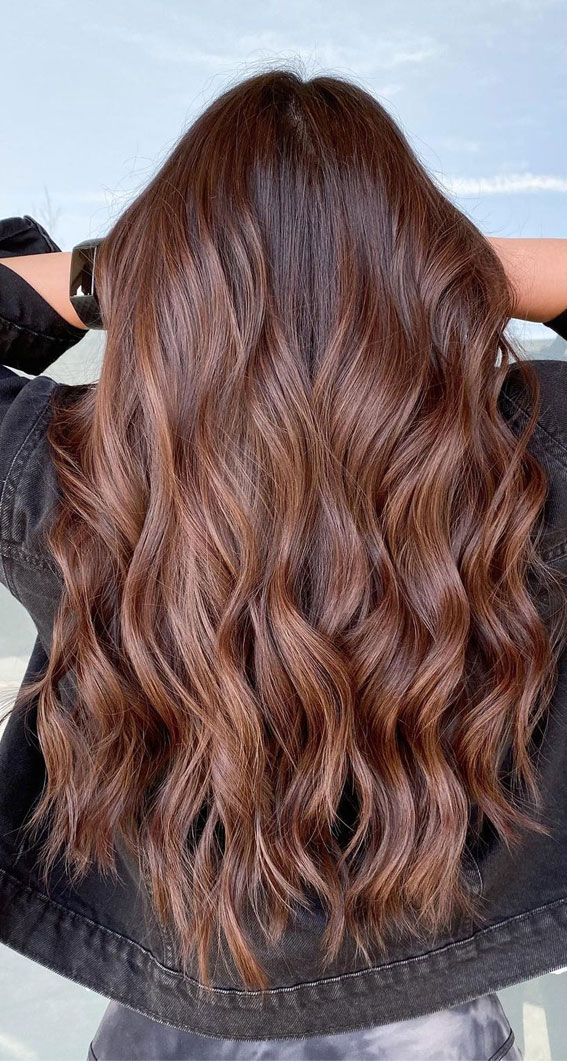 70 Hottest Brown Hair Colour Shades For Stunning Look : Rich and chocolatey