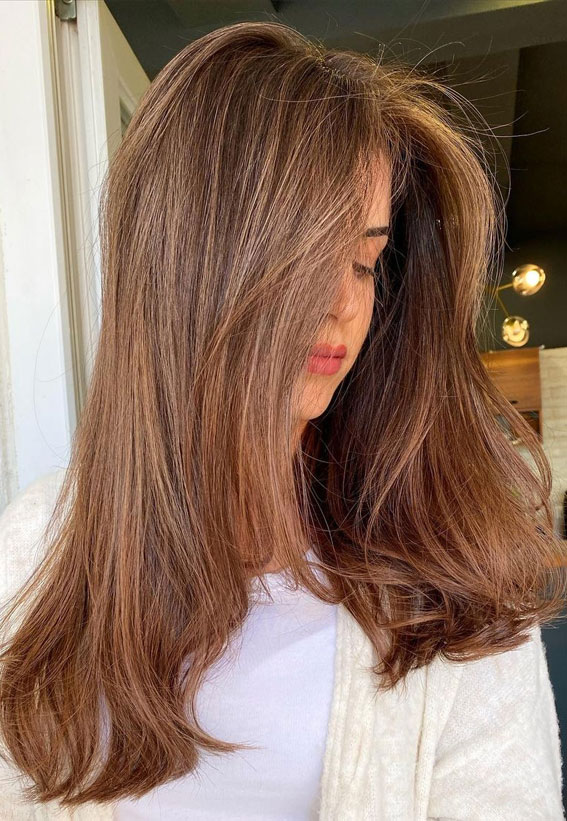 Light brown hair Inspiration to take you from summer to autumn