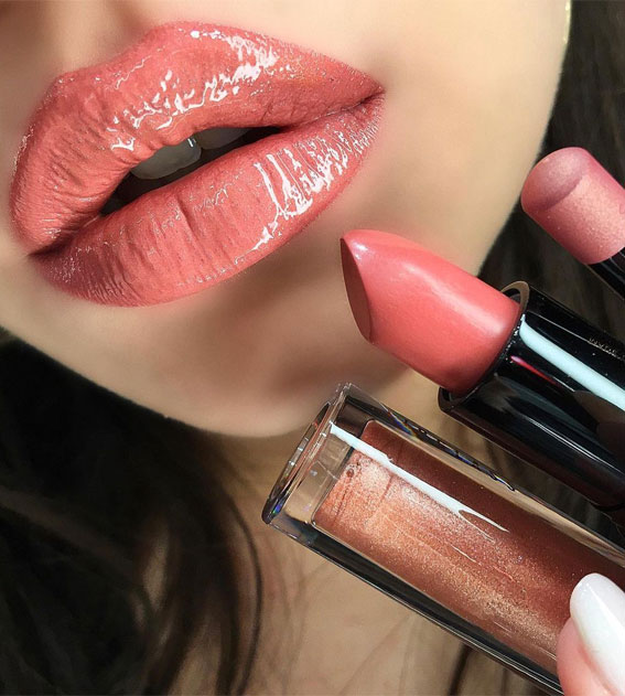 42 Mac Lipstick Swatches 2021 – Mac Starring You Collection Aspiring Star Lipstick