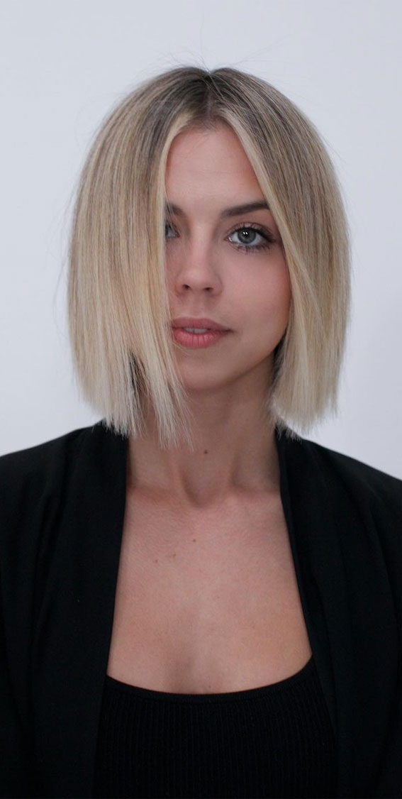 Best haircuts & Hairstyles To Try in 2021 : soft blunt haircut