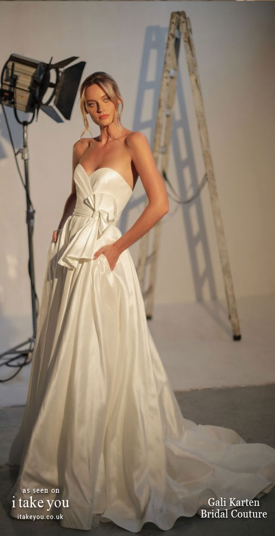 simple wedding gown, wedding dress, wedding dresses #weddingdress
