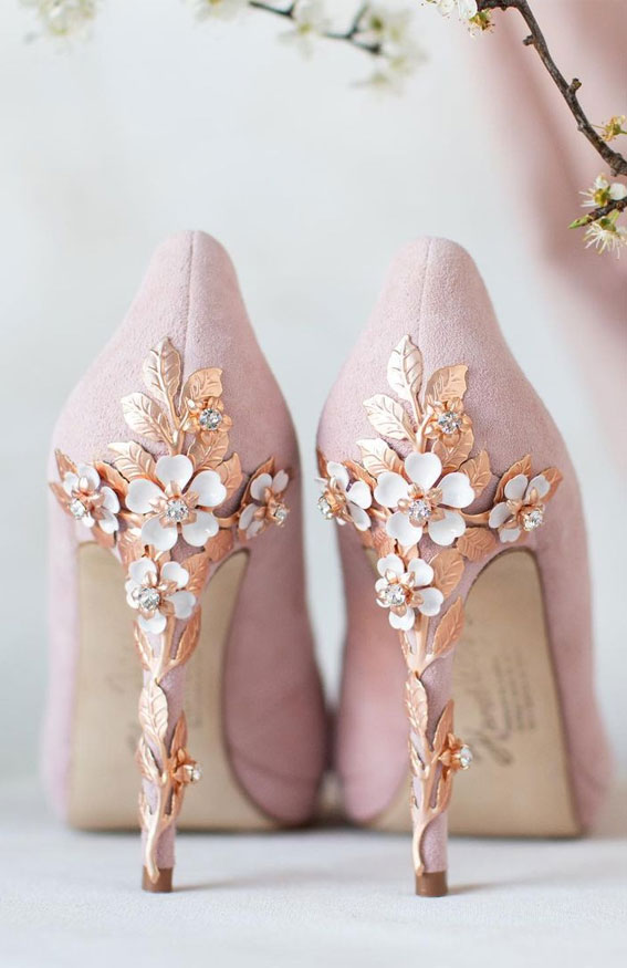 Gold Silver Sequins High Heels Pumps Ankle Straps Wedding Shoe-gemektower.com.vn