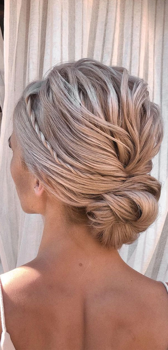 75 Trendiest Updo Hairstyles 2021 : Updo with a Twisted Headband