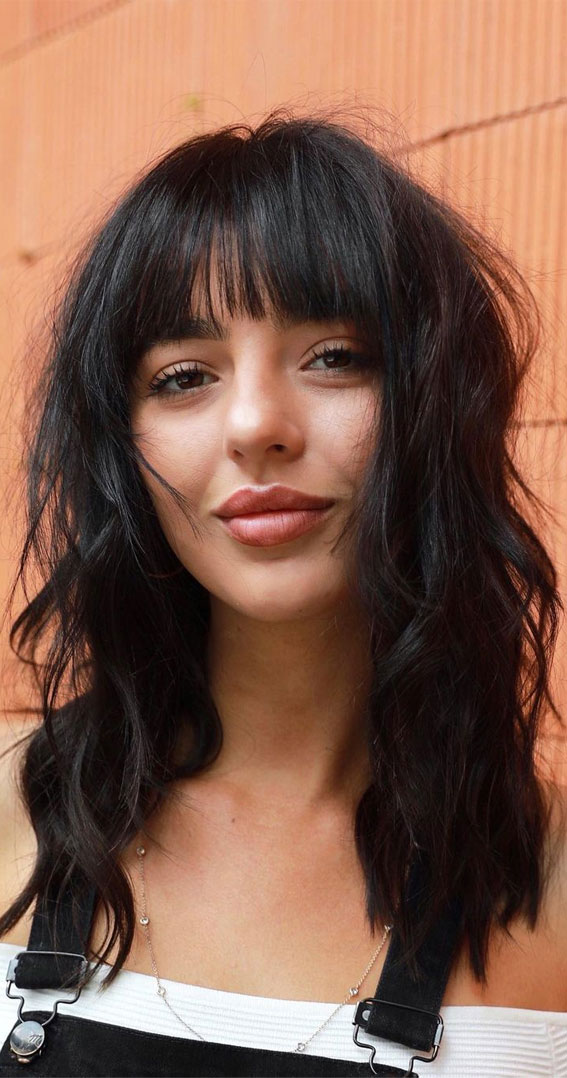 haircut with bangs, haircut with fringe, hairstyles with fringes and layers, #layeredhaircut medium layered hair with bangs, layered hair with curtain bangs #bobwithbangs hairstyles with bangs 2021, haircut with bangs 2021, curtain bangs with layers straight hair, layered hair with bangs, medium layered hair with bangs, layered hair with side bangs