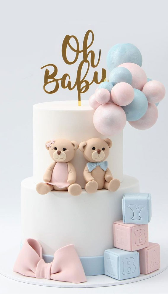 Pretty Cake Designs for Any Celebration : Oh Baby Baby Shower Cake