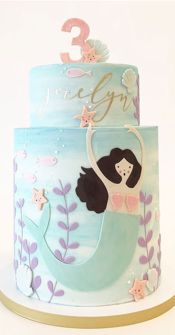 Pretty Cake Designs for Any Celebration : Mermaid Birthday Cake