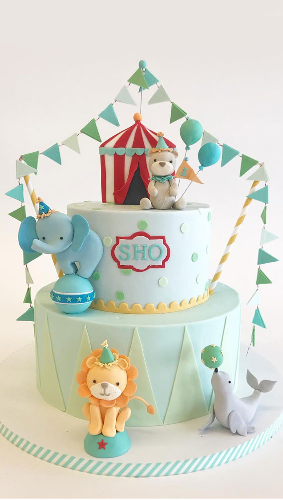 first birthday cake, first birthday cake, birthday cake decorating ideas, colorful birthday cake , baby shower cake #birthday #bluecake #cake #birthdaycake