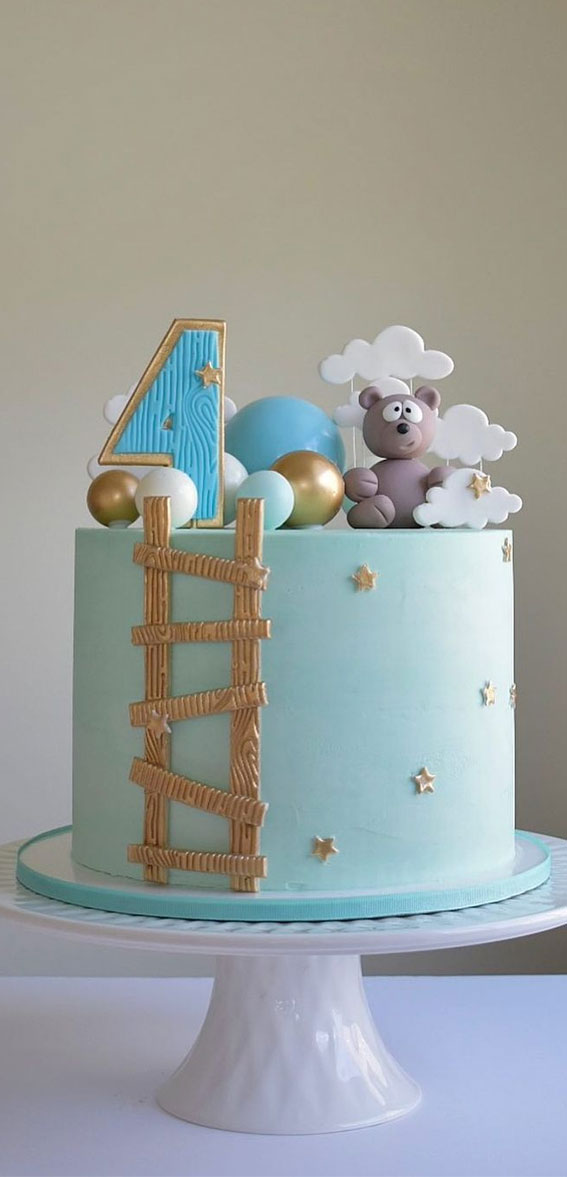 Pretty Cake Designs for Any Celebration : Baby blue birthday cake for ...