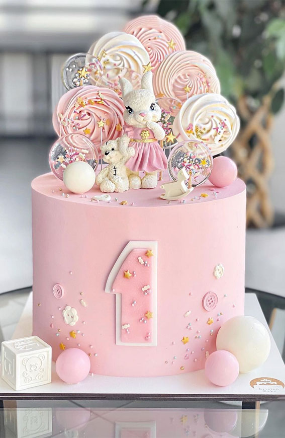 Pretty Cake Designs for Any Celebration : Cute pink bunny cake for ...