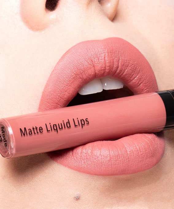 matte liquid lips, matte nude lip makeup, lips makeup, lip aesthetic, lip makeup ideas, lip makeup images, pink lips, pink lip makeup, glossy lips, glossy lip makeup products #lipmakeup