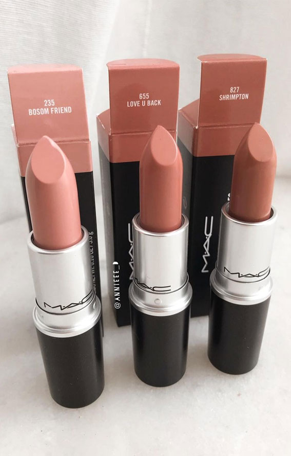 Mac Satin Lipstick Swatches