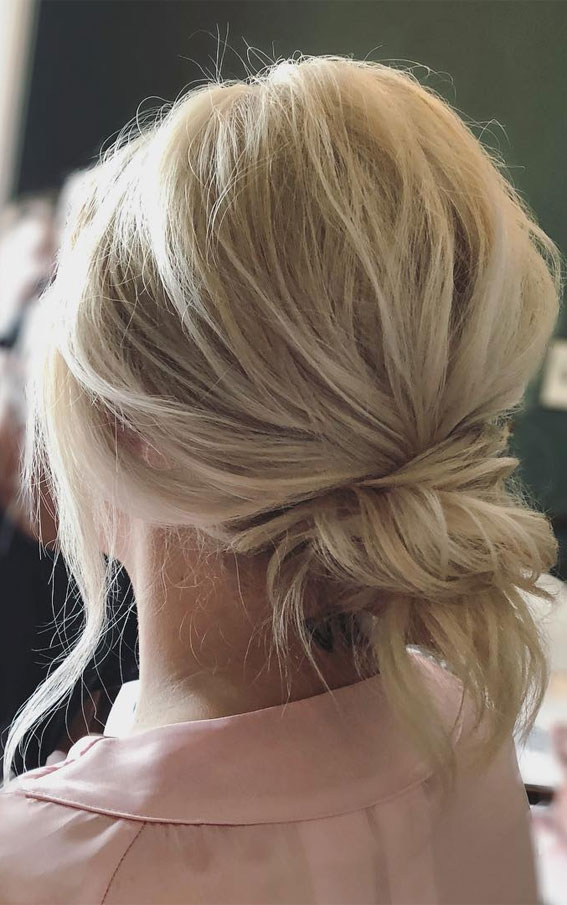 Sophisticated updos for any occasion – Twisted Messy Low Bun