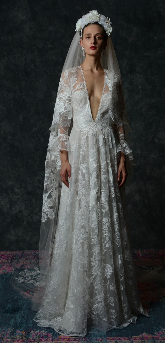 Breathtaking wedding dresses we can’t get enough : “Scotland” long sleeve wedding dress