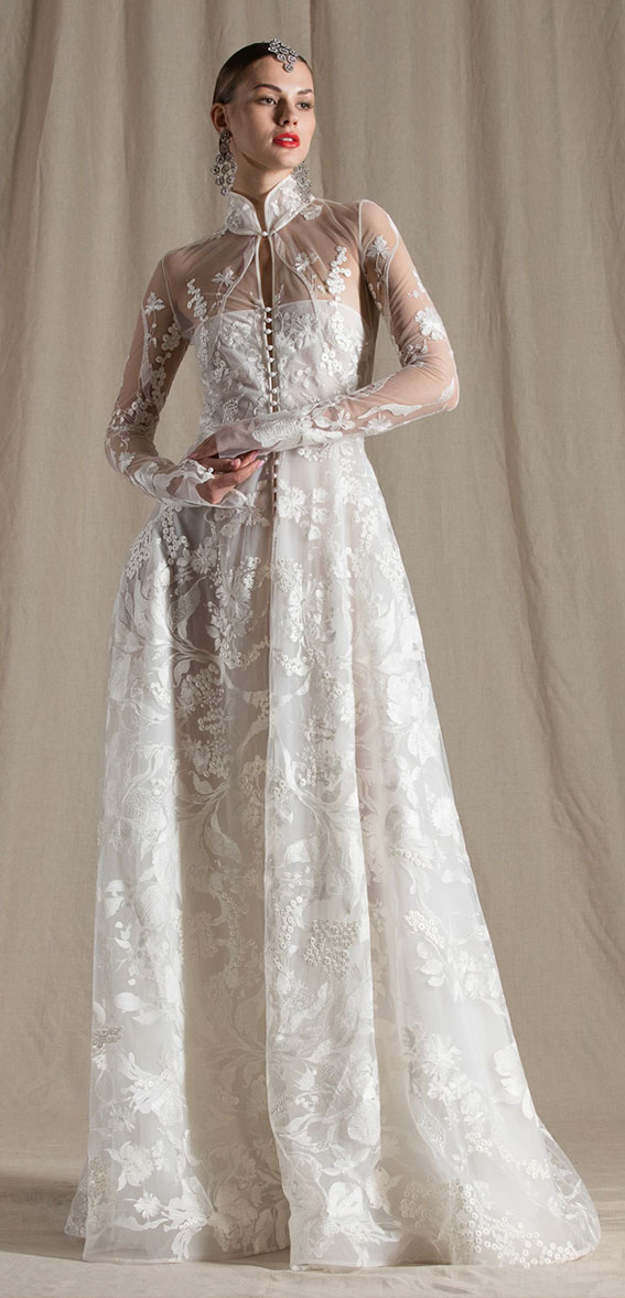 Breathtaking wedding dresses we can’t get enough : “Villandry” long sleeve wedding dress