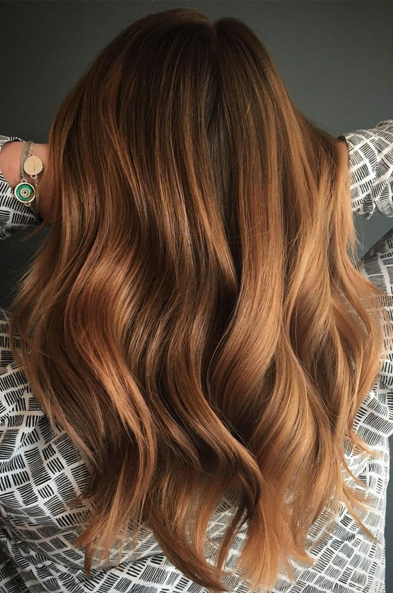 27 Caramel Hair Color Ideas : Caramel Glaze