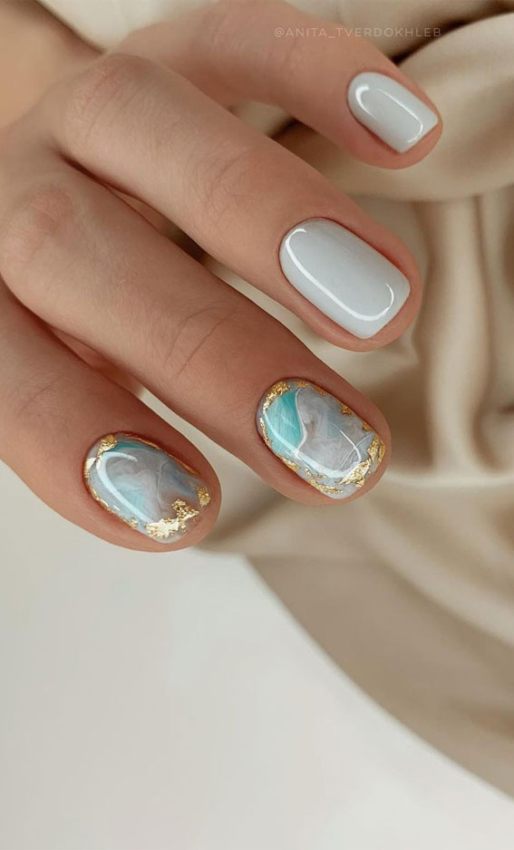 45 Marble Nail Designs To Amp Up Your Nail Game