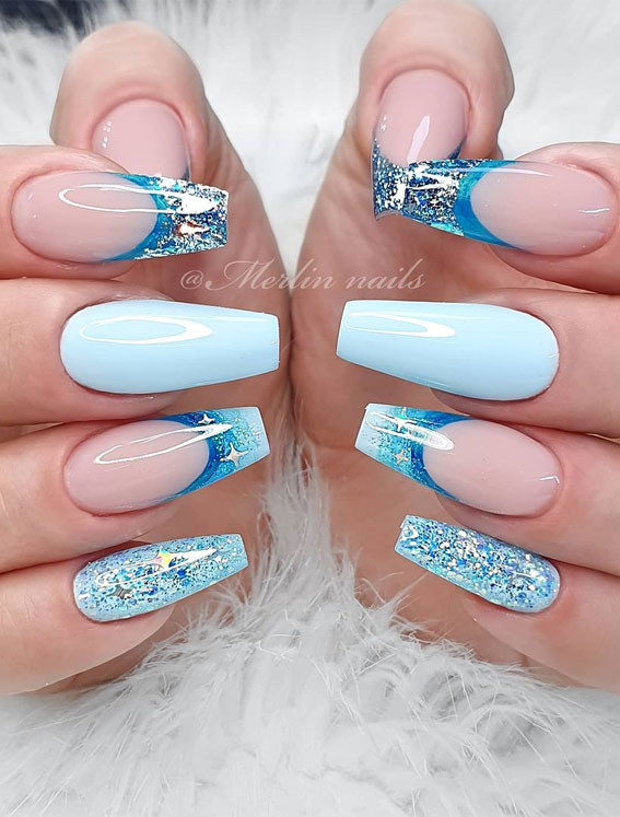 Summer Nail Designs You'll Probably Want To Wear : Glittery Nails