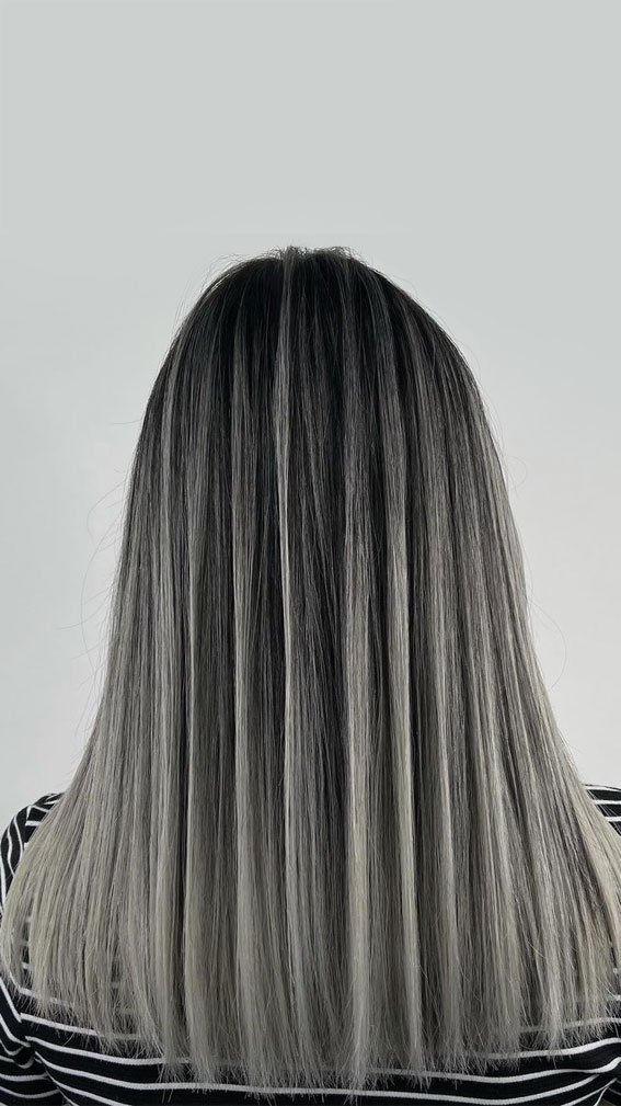 25 Trendy Grey & Silver Hair Colour Ideas for 2021 : Platinum Silver  Highlights