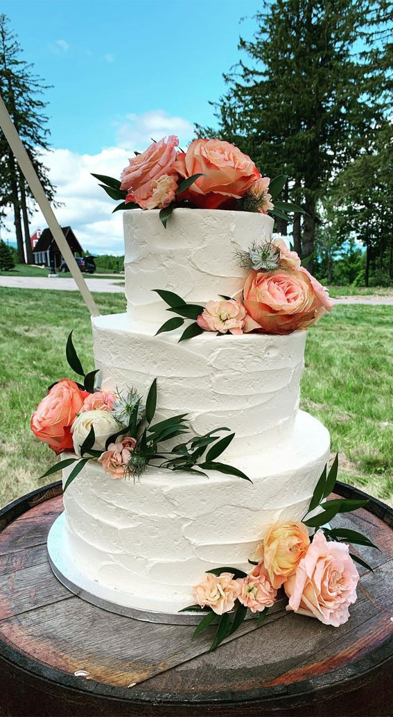 Delicate Vintage Lemon Wedding Cake - Decorated Cake by - CakesDecor