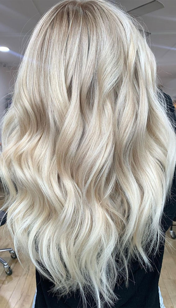 35 Best Blonde Hair Ideas & Styles For 2021 : Light Vanilla Blonde Hair