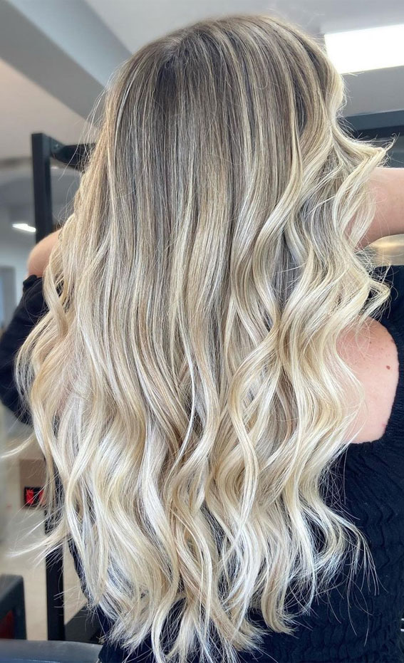 35 Best Blonde Hair Ideas & Styles For 2021 : Fading Ice Blonde Hair