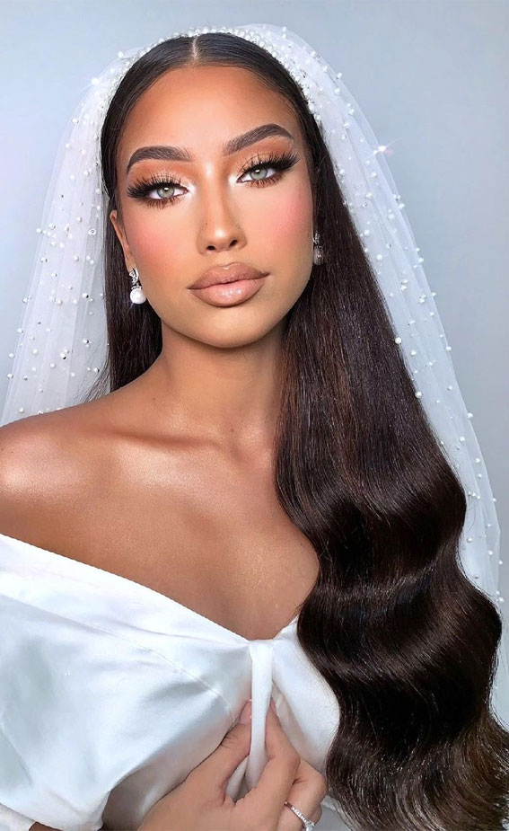 29 Glamorous Wedding Makeup : Bridal Makeup For Green Eyes