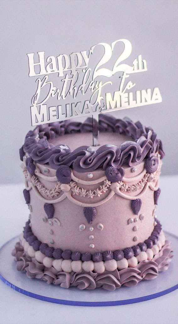 30 Pretty Cake Ideas To Inspire You  Vintage Inspired Birthday Cake