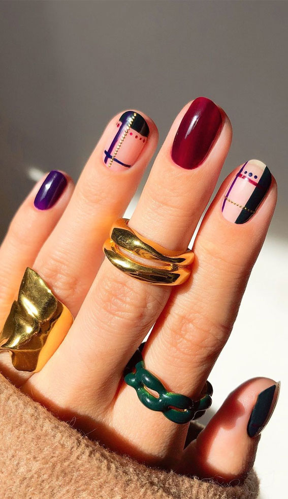 Most Beautiful Nail Designs You Will Love To wear In 2021 : Raw Cut French  Foil