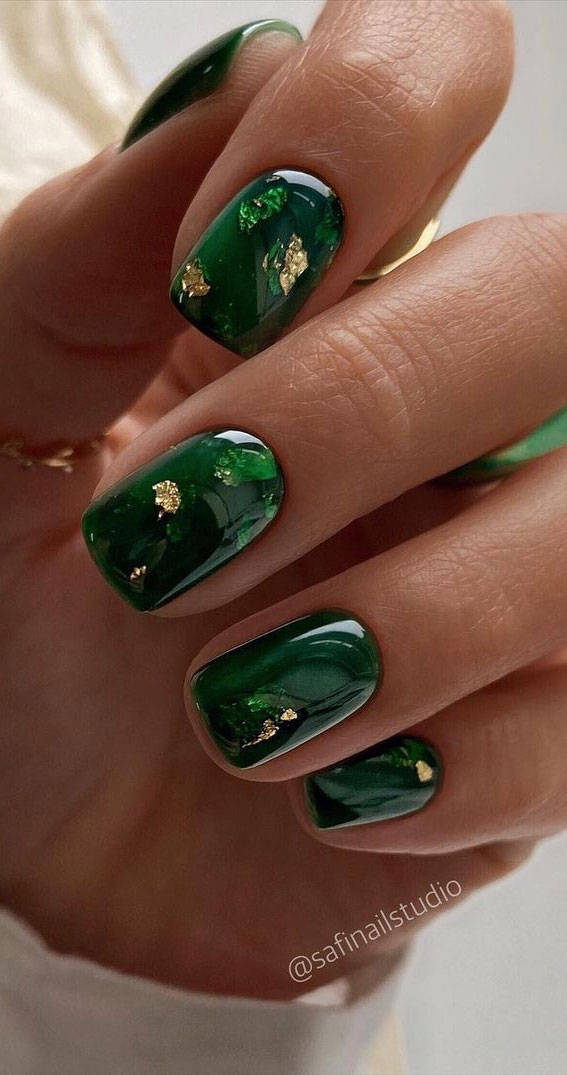 The sage and olive nail art combo you need for summer - BEFFSHUFF