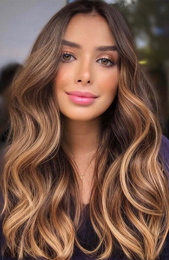 39 Best Autumn Hair Colours  & Styles For 2021 : Chocolate Brown, Copper and Honey Blends