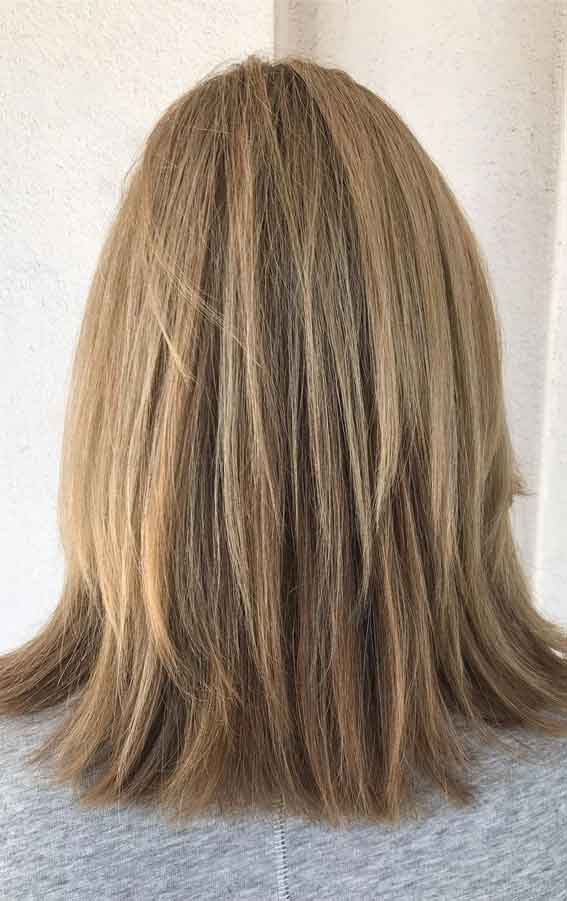 42 Best Layered Haircuts & Hairstyles : Sandy Blonde Layered Haircut