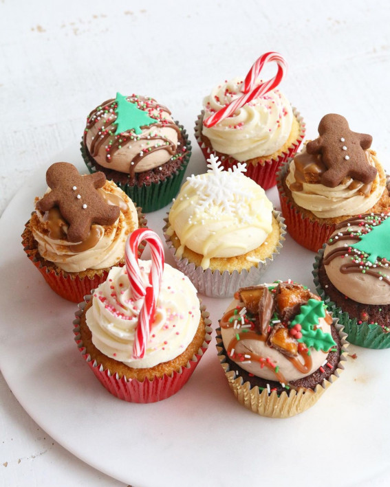 Festive Cupcakes to Add to Your Holiday Table : Festive Cupcakes