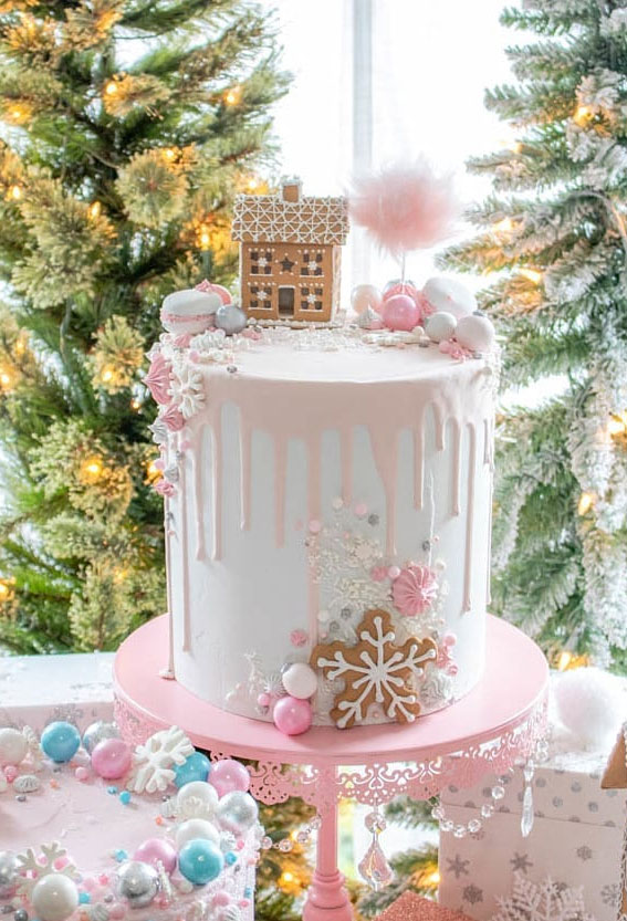 20 Jaw Dropping Winter Cakes : Wintery Cake