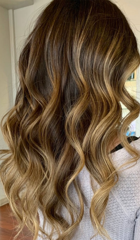 30+ Honey Blonde Hair Color Ideas :  Balayage Brunette Blends
