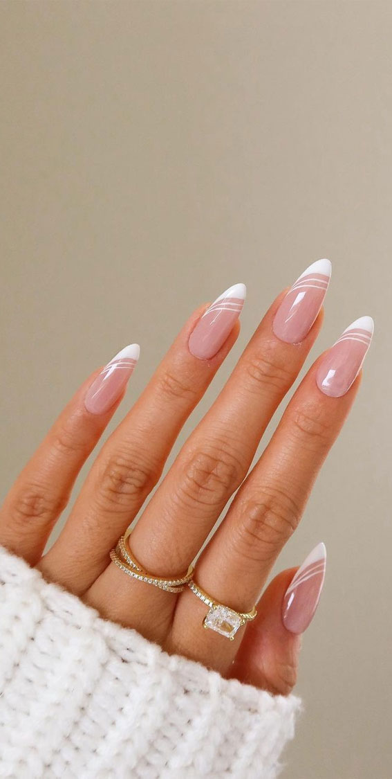 40 Best Wedding Nails 2022 : Pearls on Pearls